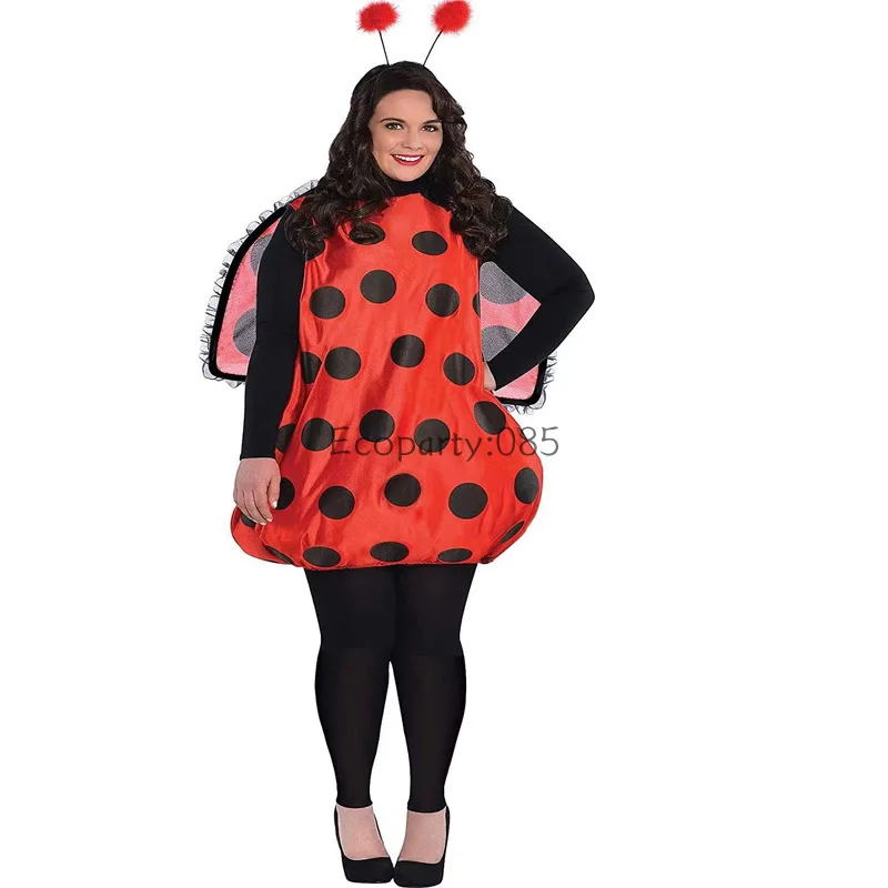 Halloween Bee Ladybug Adult Children Cosplay Costumes Holiday Dresses Cute Parent-child Clothing For Women 2023