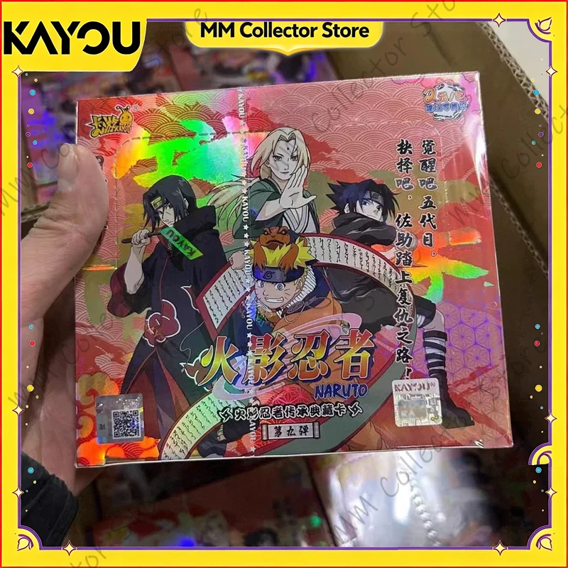 Kayou Naruto Official Collection Cards Tier 9 Volume 2 Pack Anime Peripheral MR Rare Collectible Trading Card For Adult Hobby