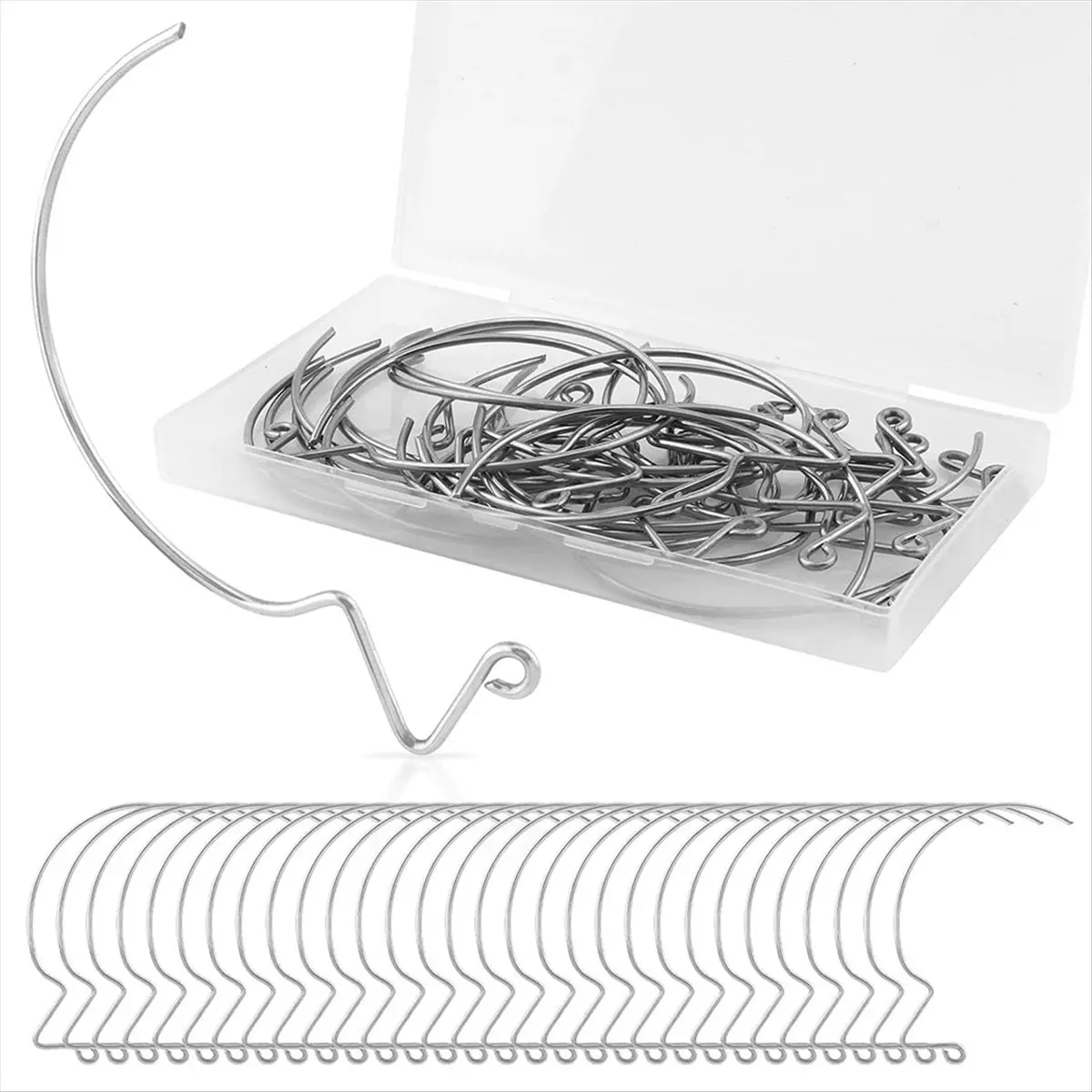 REST 30 Pcs Monkey Hooks Super Hooks Stainless Steel Monkey Hooks Picture Hangers Wall Hangers Without Nails Wall Hooks