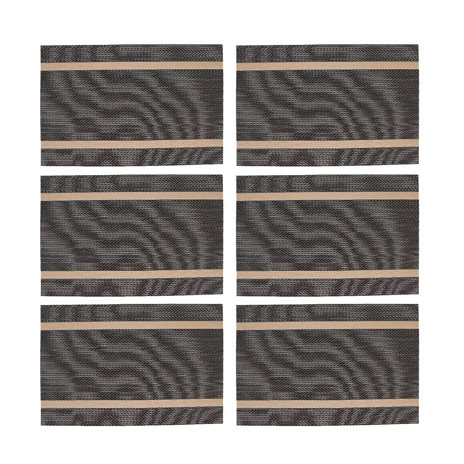 

PVC Placemats Decorative Kitchen Mats Dining Place Mat Nordic Style Heat Resistant Pad Home Accessory Rustic Rectangle Design