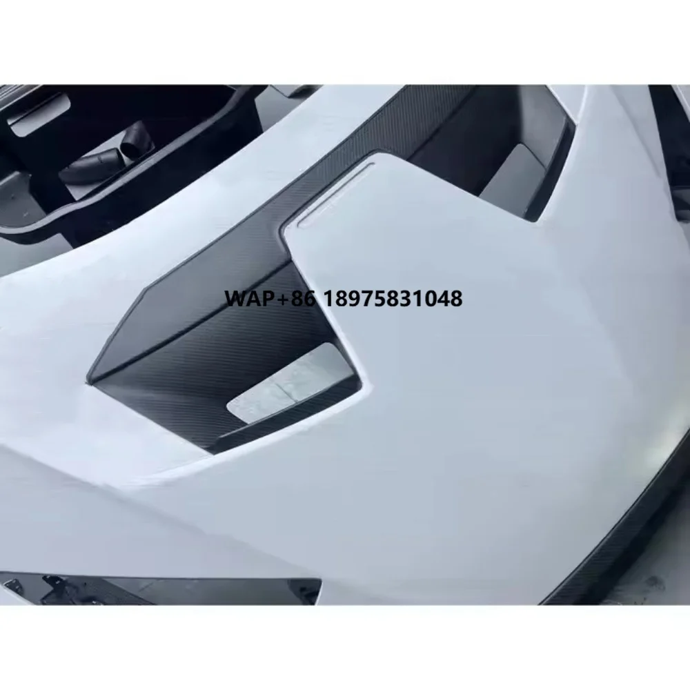 High Quality OEM Style Dry Carbon Fiber Front Hood Trim Suitable for STO Installation