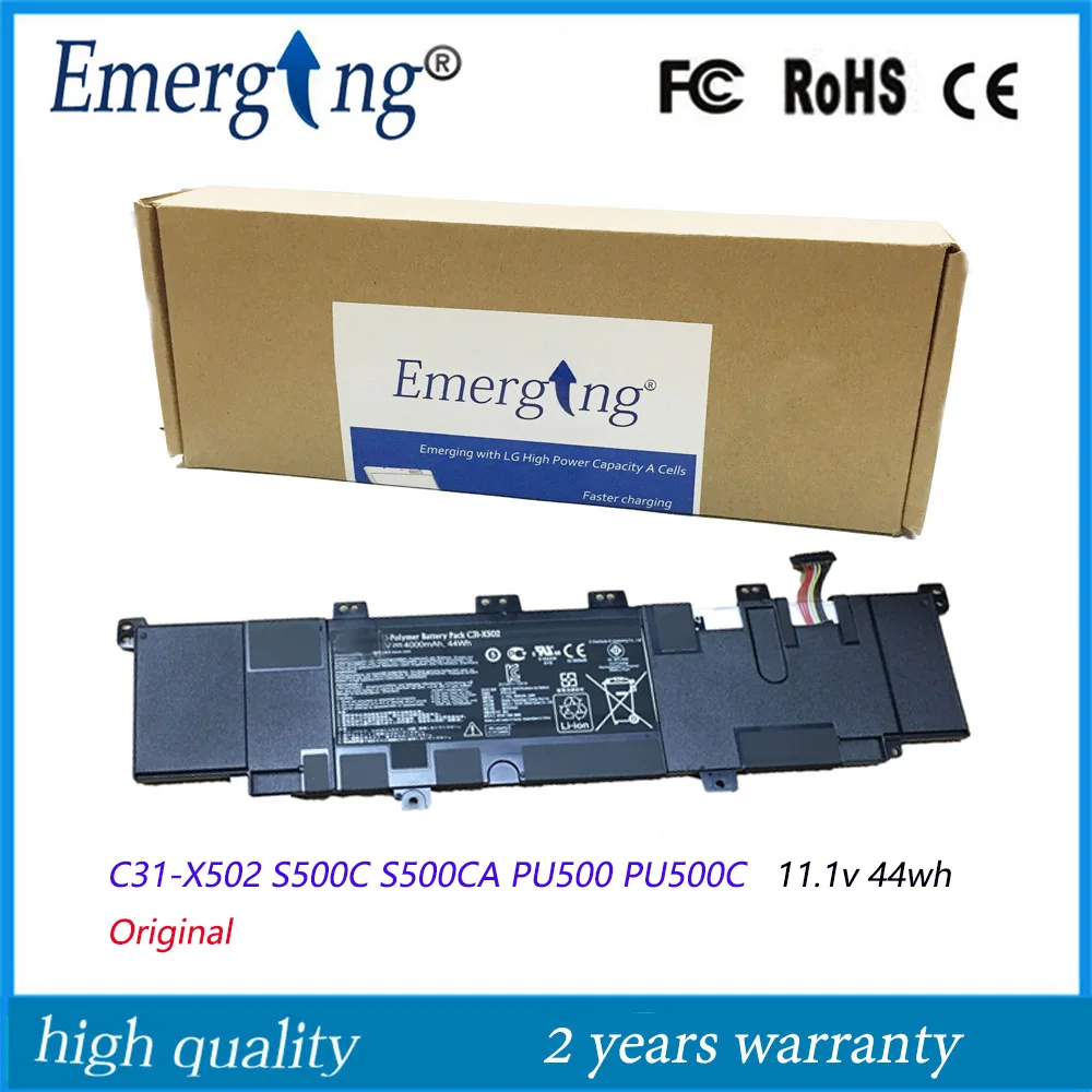 

11.1V 44WH New Original Laptop Battery for ASUS C31-X502 S500C S500CA PU500 PU500C PU500CA