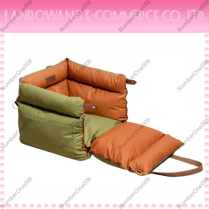 Pet Car Seat Cover Dog Car Hammock Washable 4 Seasons Waterproof Durable Travel Bed Portable Carrier for Car