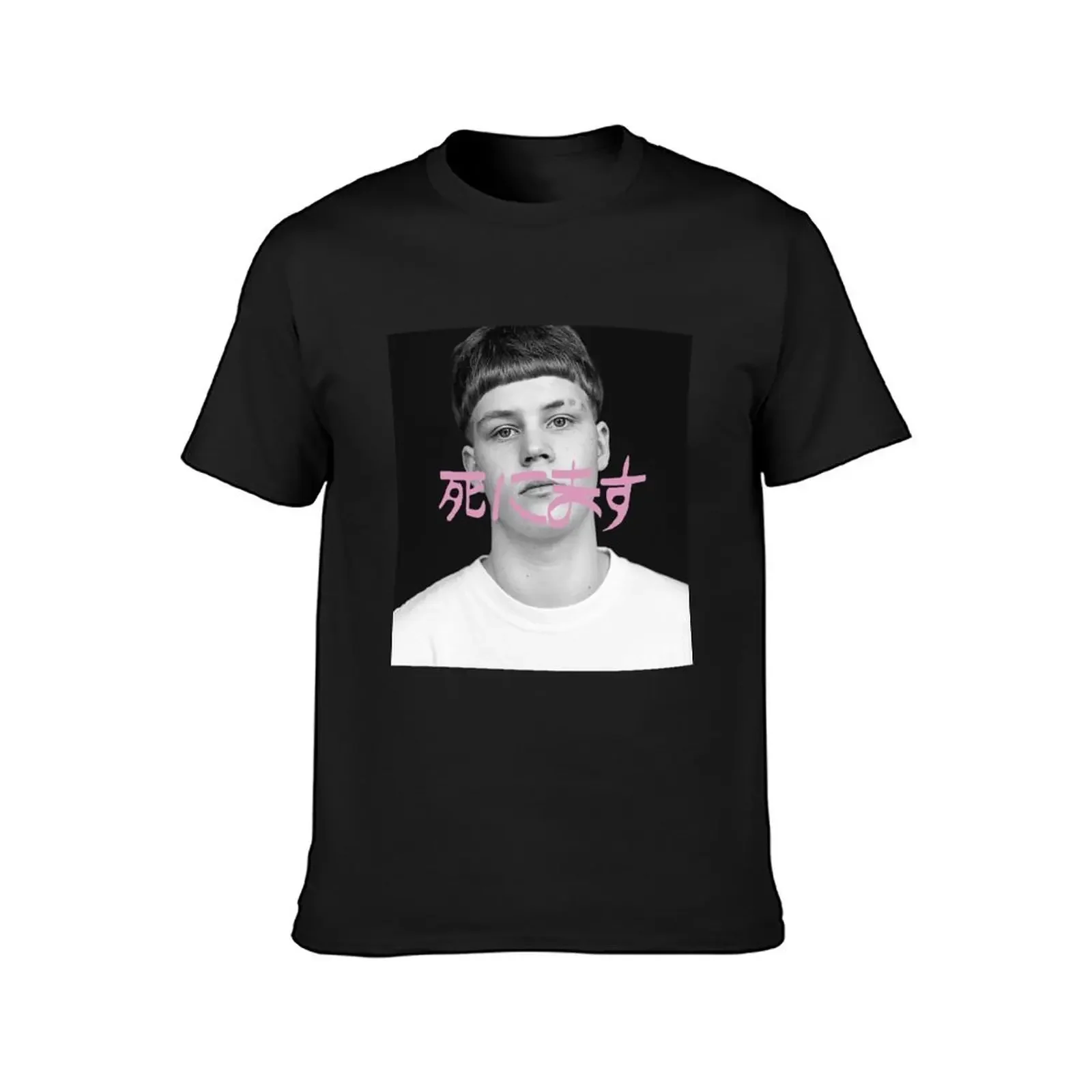 Yung Lean sad handwritten japanese T-Shirt plus size clothes customs custom shirt oversized mens clothes