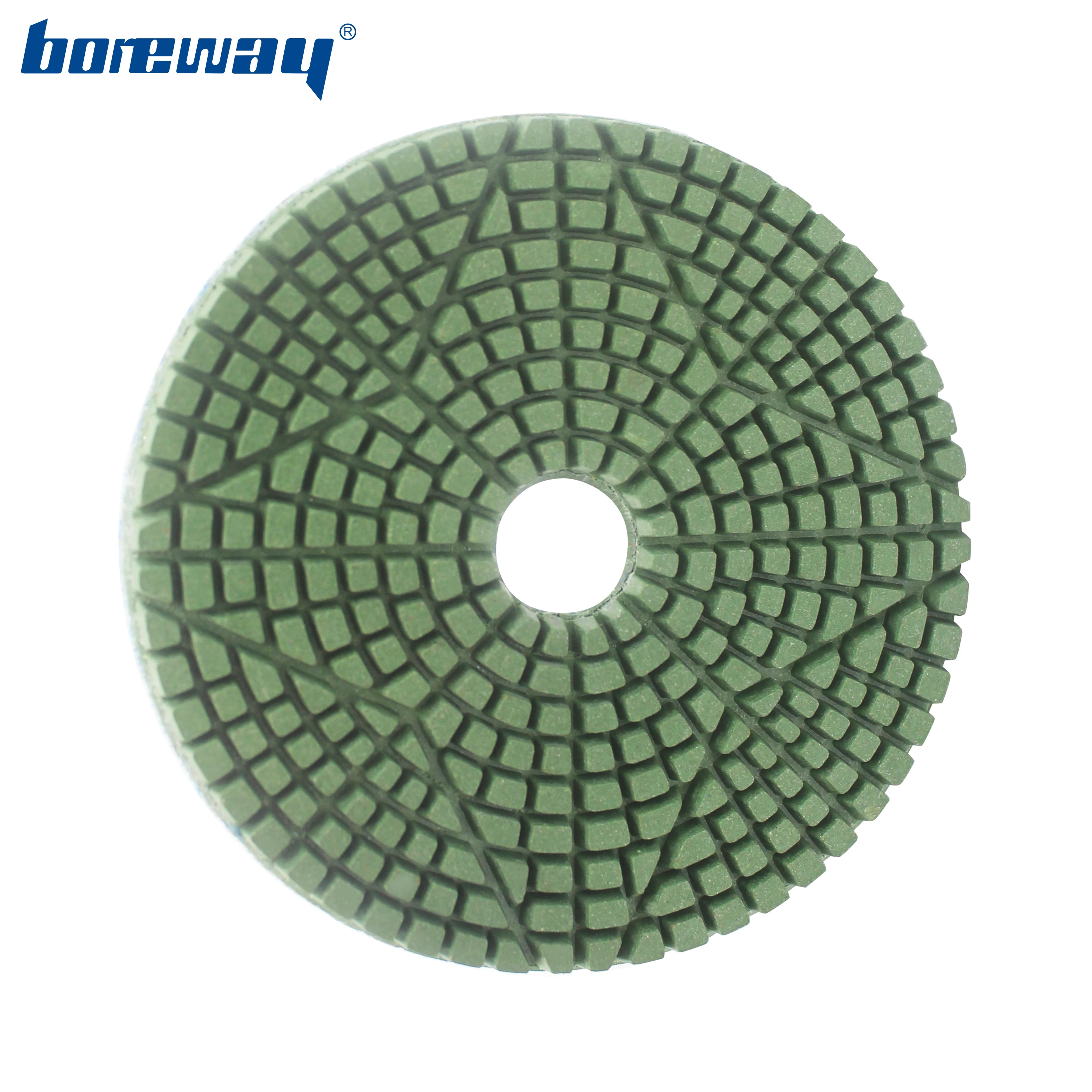 

Boreway 4 Inch High Quality Diamond Polishing Pad 100mm Wet Use Sanding Discs #50-#3000 For Granite Quartz Stone Marble Floor