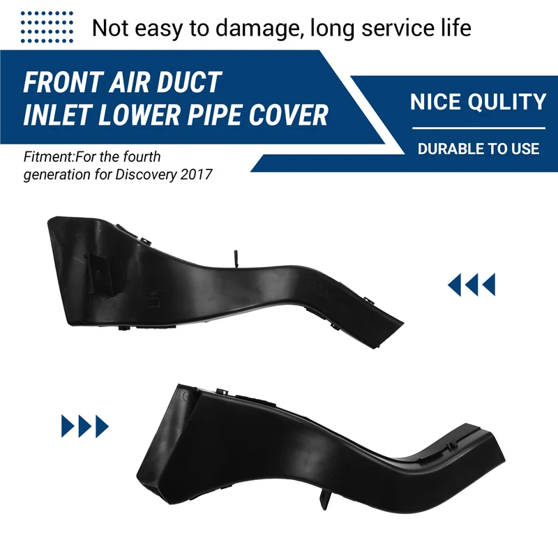 ผิดปกติด้านหน้า Air DUCT Intake ท่อล่างสําหรับรุ่นที่สี่สําหรับ Land Rover Discovery 2017 LR083228 LR083227