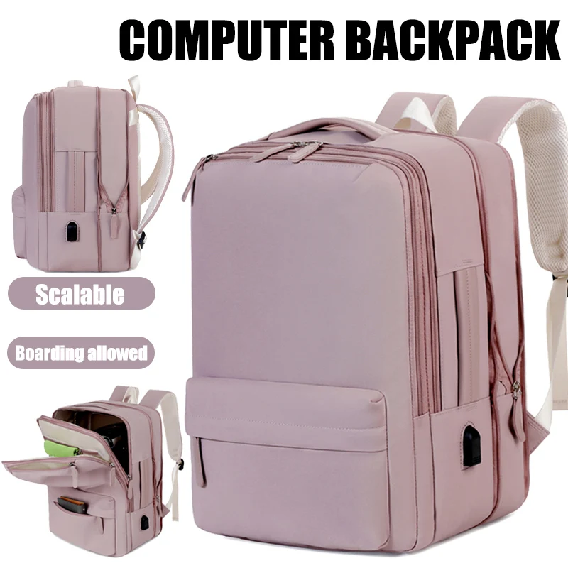 حقيبة ظهر للكمبيوتر للسفر والعمل، وحقيبة ظهر ذات سعة كبيرة، وحقيبة كمبيوتر نسائية، وحقيبة ظهر للسفر ورحلات العمل #1