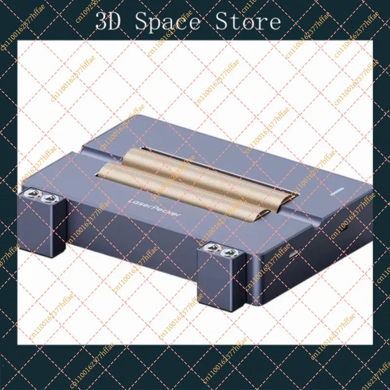 LaserPecker LP2 Rotary Attachment: Third Axis Roller Accessory for Cylindrical Engraving