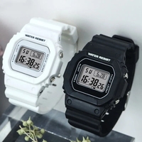 Fashion Women Watches Black White Casual Transparent Digital Sport Watch Lover's Gift Clock Children Wristwatch Couple Clock