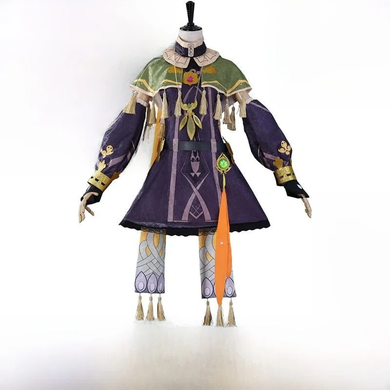 

Genin Impact Collei Cosplay Costume Women's Full Set Anime Themed Traditional Chinese Clothing Stage Performance Outfit