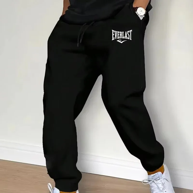 

Брюки с принтом 2022, осенние мужские/женские брюки для бега EVERLAST, спортивные штаны для бега, спортивные повседневные брюки, дышащие брюки для фитнеса и спортзала