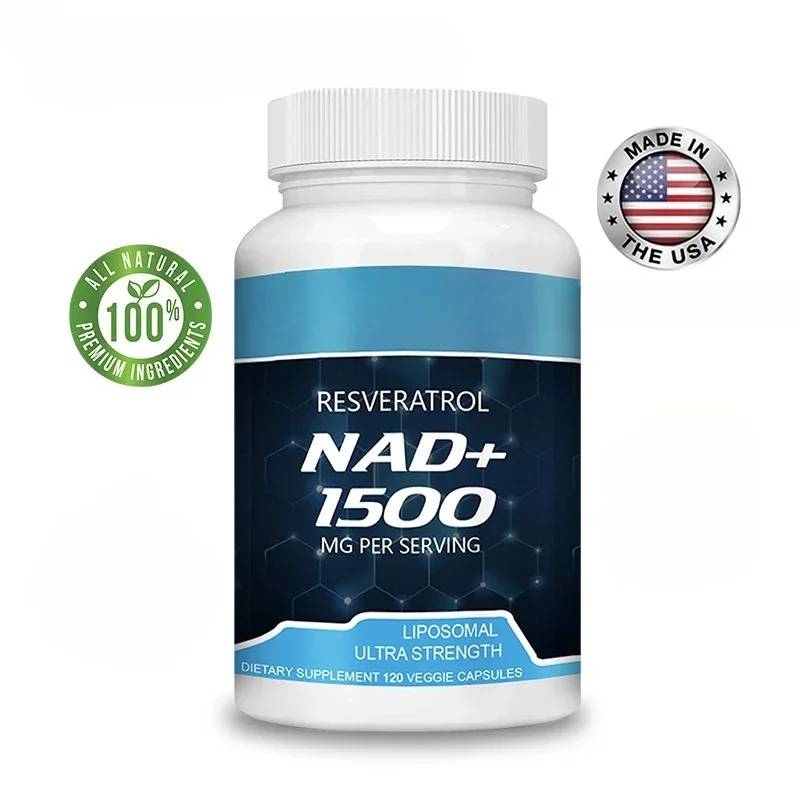 NAD+ Supplements - with Resveratrol - Natural Energy Supplement, Support Cell Health, Anti-aging, Enhance ImmunitySupplements