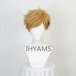Miya Atsumu Wig Short Heat Resistant Synthetic Hair Volleyball Men's Cosplay Costume Wigs + Wig Cap