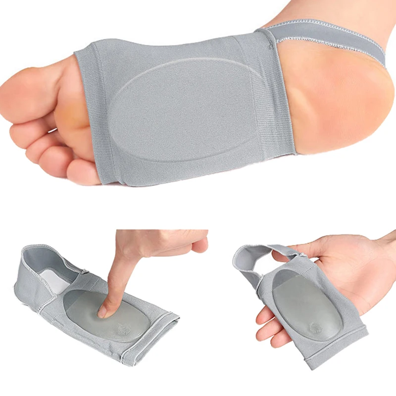 Solette plantari manicotti di supporto per arco fascite plantare speroni per tallone cura del piede piedi piatti alleviare il dolore manicotto