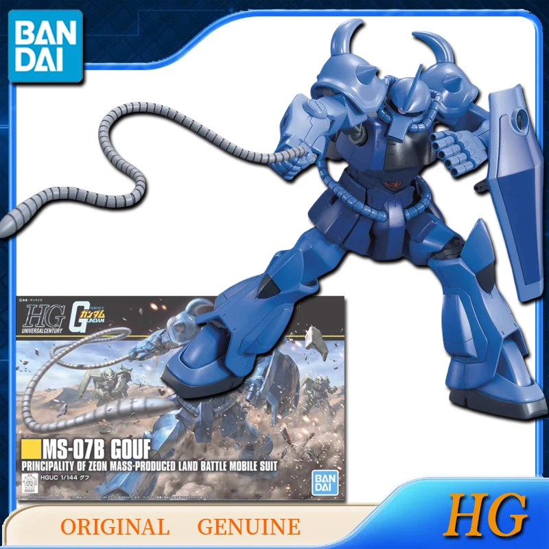 

Bandai Original Genuine HG GUNDAM MS-07B GOUF Anime Action Figures Toys for Kids Gift Assembly Model Ornaments