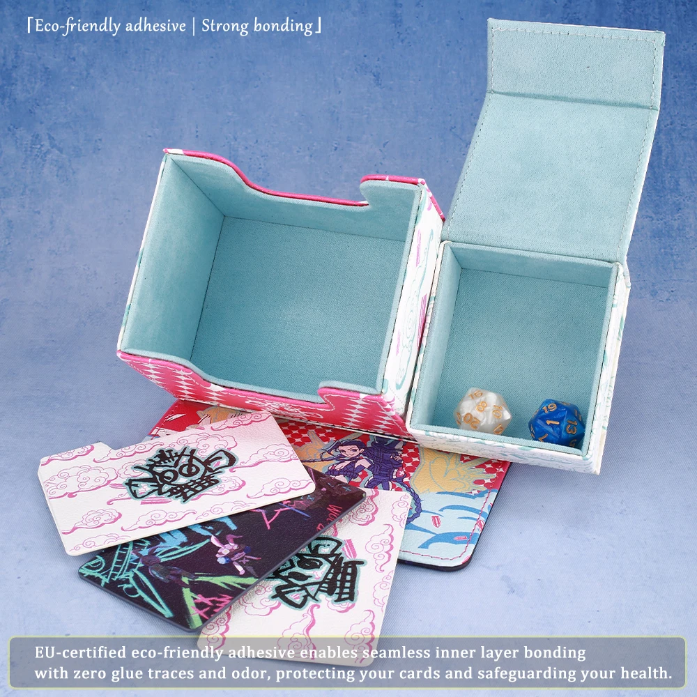 LOL-Jinx Deck Box Dicewinder لـ MTG Riftbound، يناسب 100 بطاقة مزدوجة الأكمام، صندوق تخزين البطاقات لـ TCG YGO OPCG PTCG DTCG #5