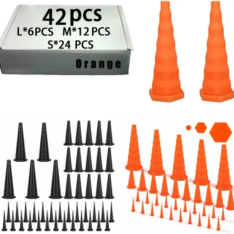 42 قطعة من سدادات صيانة الزيت الهيدروليكي، سدادات السيليكون، مجموعة الضغط الصناعي، تستخدم للمعدات الثقيلة ومنفذ الزيت والخراطيم المضادة للتنقيط #1