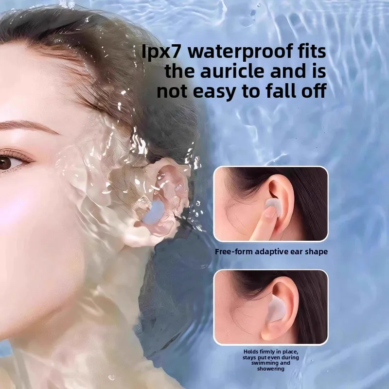 Professional Diving Waterproof Silicone Earplugs Anti Water Entry Reusable Swimming Shower Bath Daily Use Ear Protector