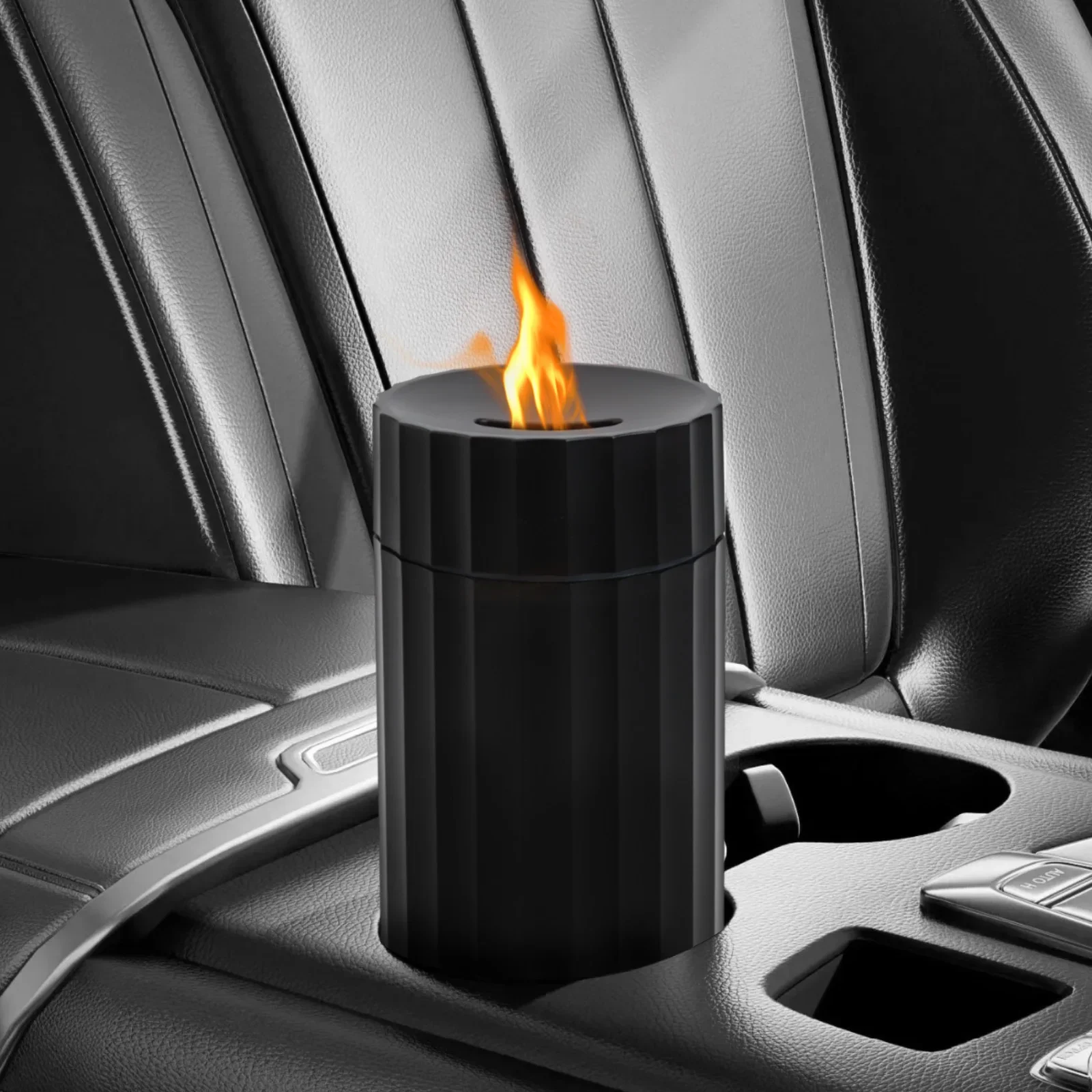 

Car 100ml Essential Oil Diffuser Type-C USB Touch Flame Essential Oil Diffuser Car Portable Safe Mini Travel Diffuser