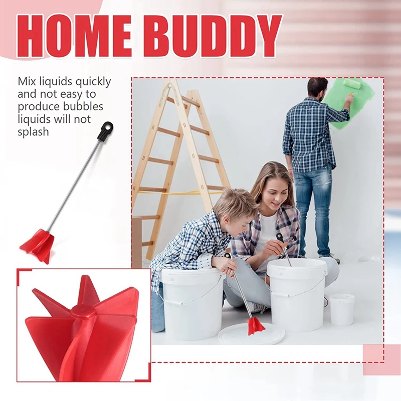 Perceuse de centre commercial de peinture de AD-3Pcs rêve l'achement, centre commercial de peinture pour la perceuse, agitateur de peinture pour la perceuse, centre commercial de peinture de forage pour la plupart des perceuses