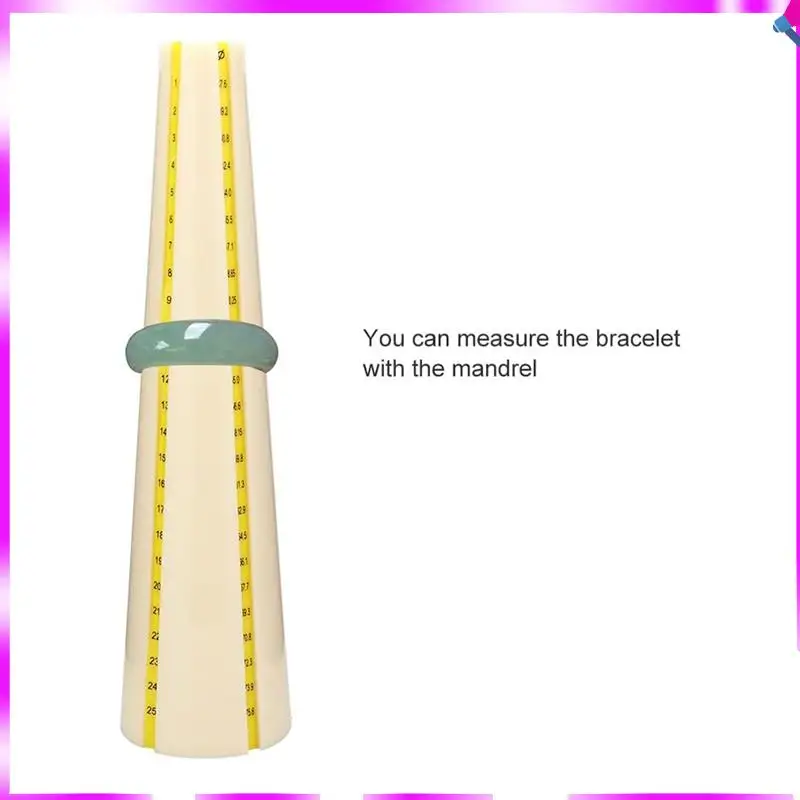 N96R Bracelet Measuring Mandrel Stick Sizer Jewelry Hammer Repairing Making Tool For Bracelet Repairing And Maintaining