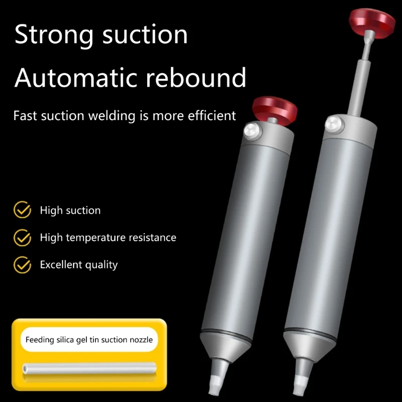 อลูมิเนียมโลหะกำจัดปั๊มดูดดีบุกปืน Brazing ดูดคัพ Removal Handle Dropship