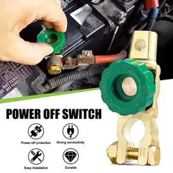 Car Battery Connector Knob Type Battery Switch Terminal Leakage Protection Quick Switch Battery Connector