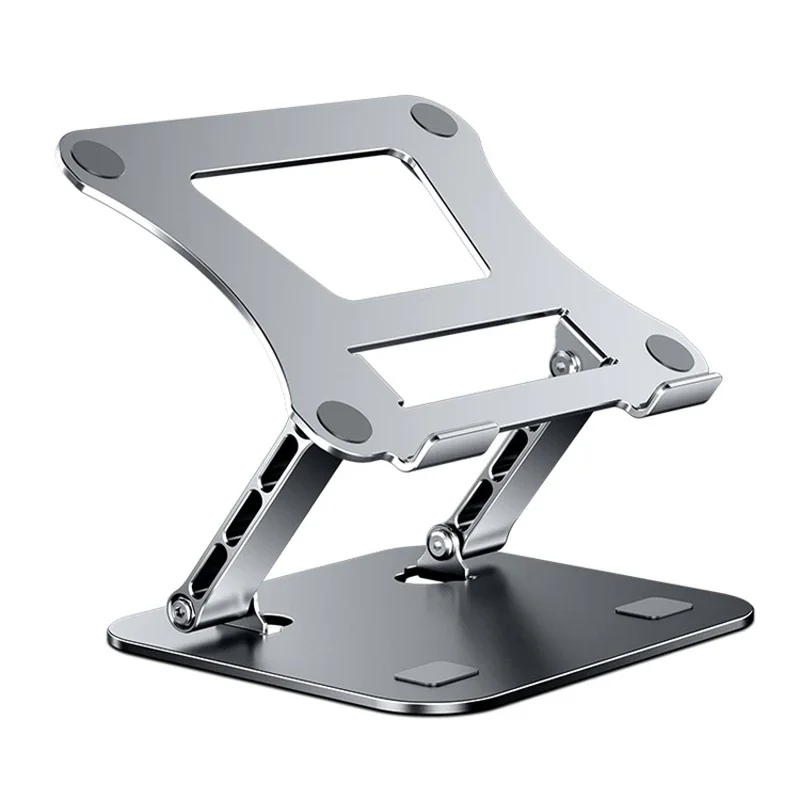 Laptop Stand Holder Universal Adjustable Folding Desk Tablet PC Support Notebook Stand Holder Kickstand Aluminum Metal