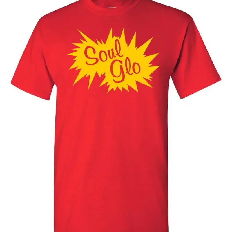SOUL GLO Hair Gel COMING TO AMERICA 1980'S RETRO Men's T Shirt 1421