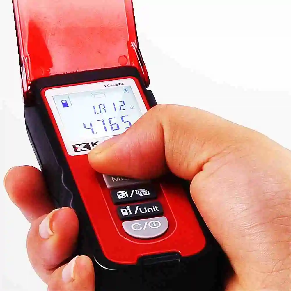 Kapro 30m portátil digital roleta medida a laser medidor de distância backlight range finder eletrônico trena laser fita rangefinder