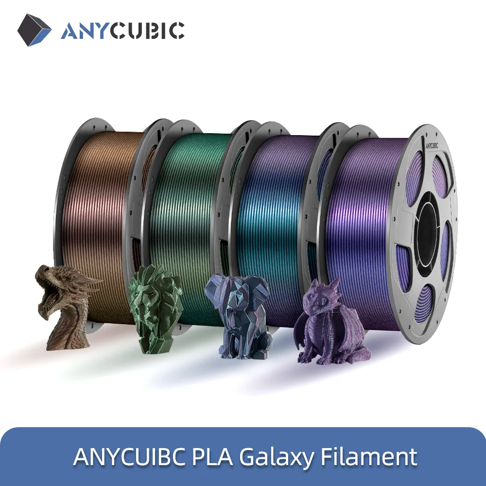 ANYCUBIC PLA Galaxy Filament Starry Effcet خيوط طابعة ثلاثية الأبعاد ألوان ديناميكية PLA FDM Kobra 3 كومبو S1 كومبو خيوط الطباعة #1