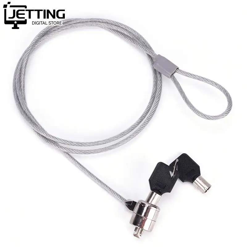 Anti-Theft Office Notebook Laptop PC Computer Desk Key Security Lock Chain Cable