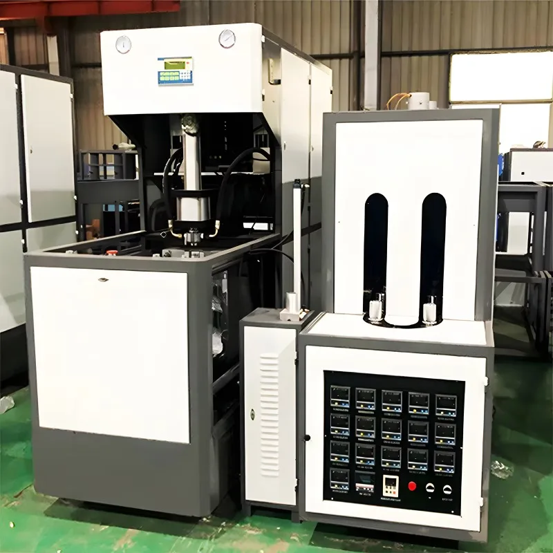 Customized Semi Automatic PET Bottle Blowing Machine, Supports 5L & 10L Plastic Bottle Forming Production
