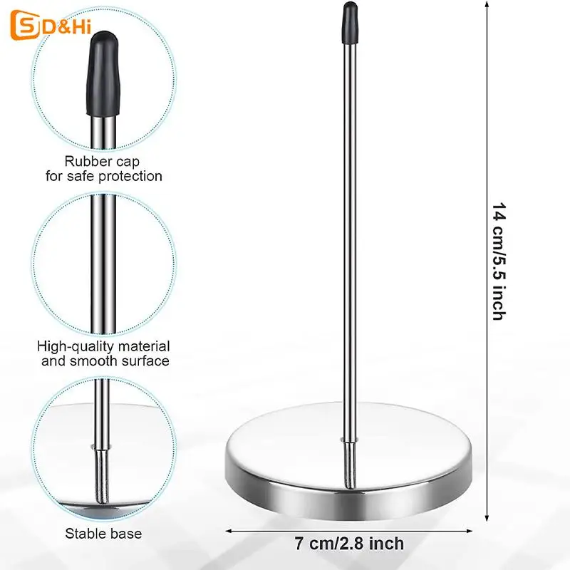 Safe Memo Holder Spike Stick For Bill Receipt Note Paper Order Office Desk