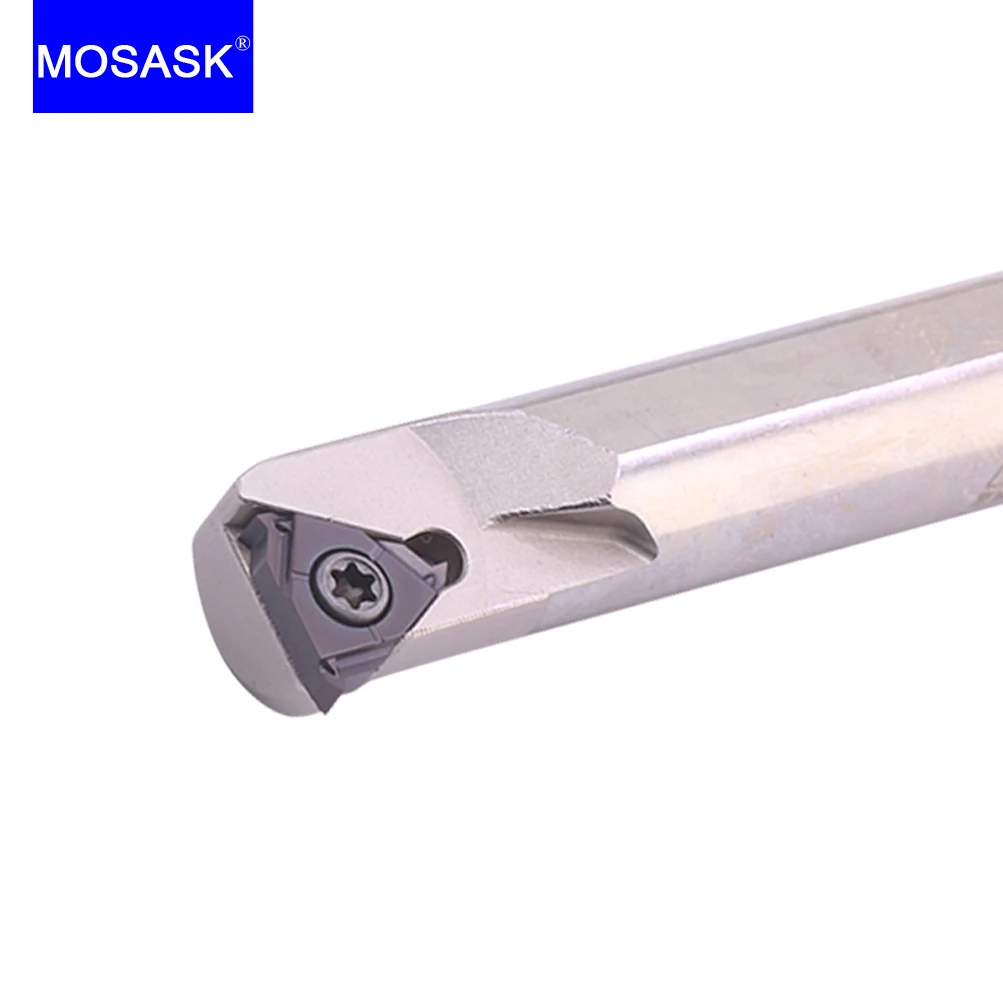 Mosask 1pc Snr Cnc Torneamento Interno Cortador Rosqueado Haste Inserções de Carboneto de Rosca Torno Rosqueamento Ferramentas Suportes