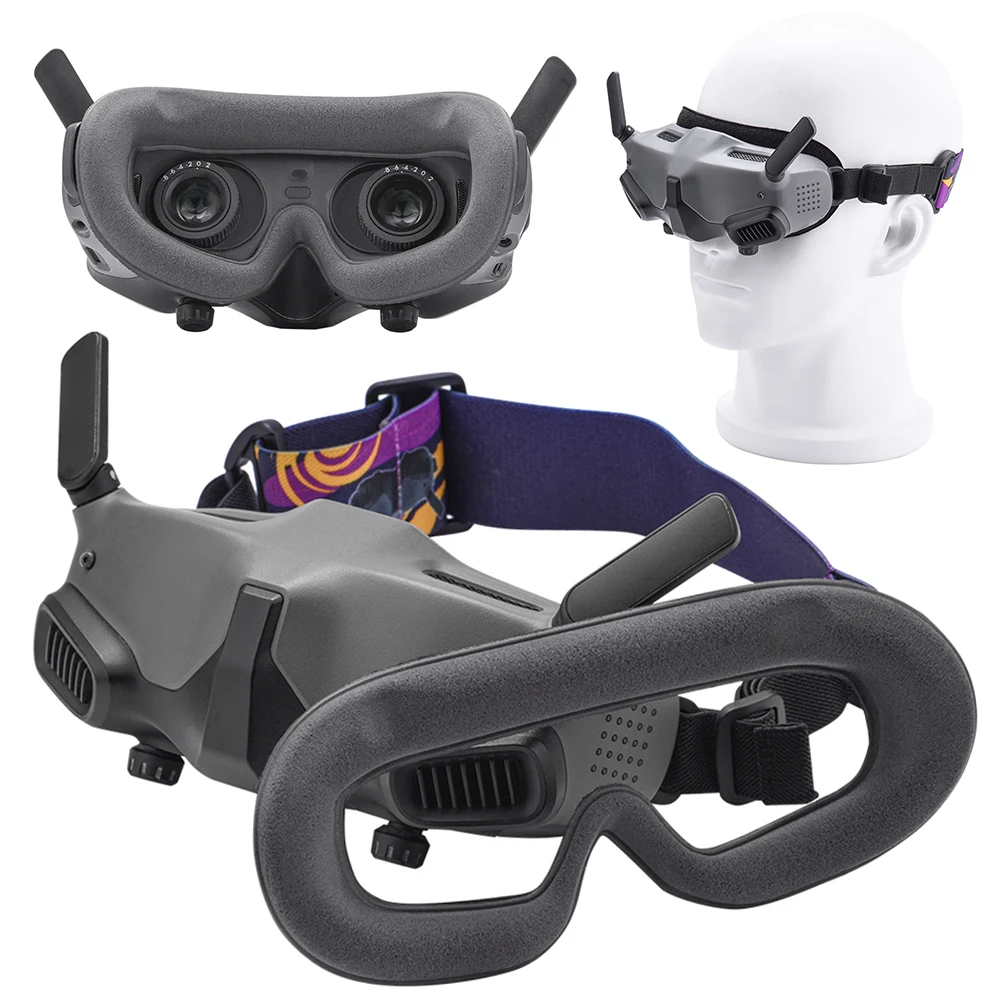 

Sponge Eye Pad Comfortable Face Cushion Cover Anti-Light Leakage Face Padding Accessories Eye Mask Pad for AVATA Goggles 2