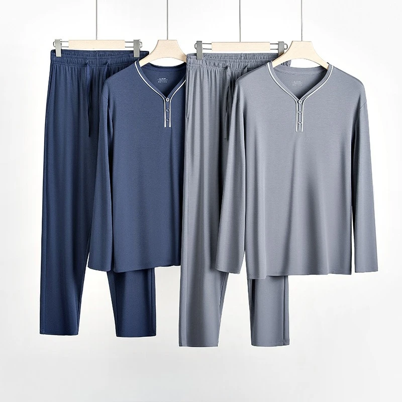 

Men Pajama Sets Austrian Lenzing Modal Sleepwear Luxury Street Ready Mens Loungewear