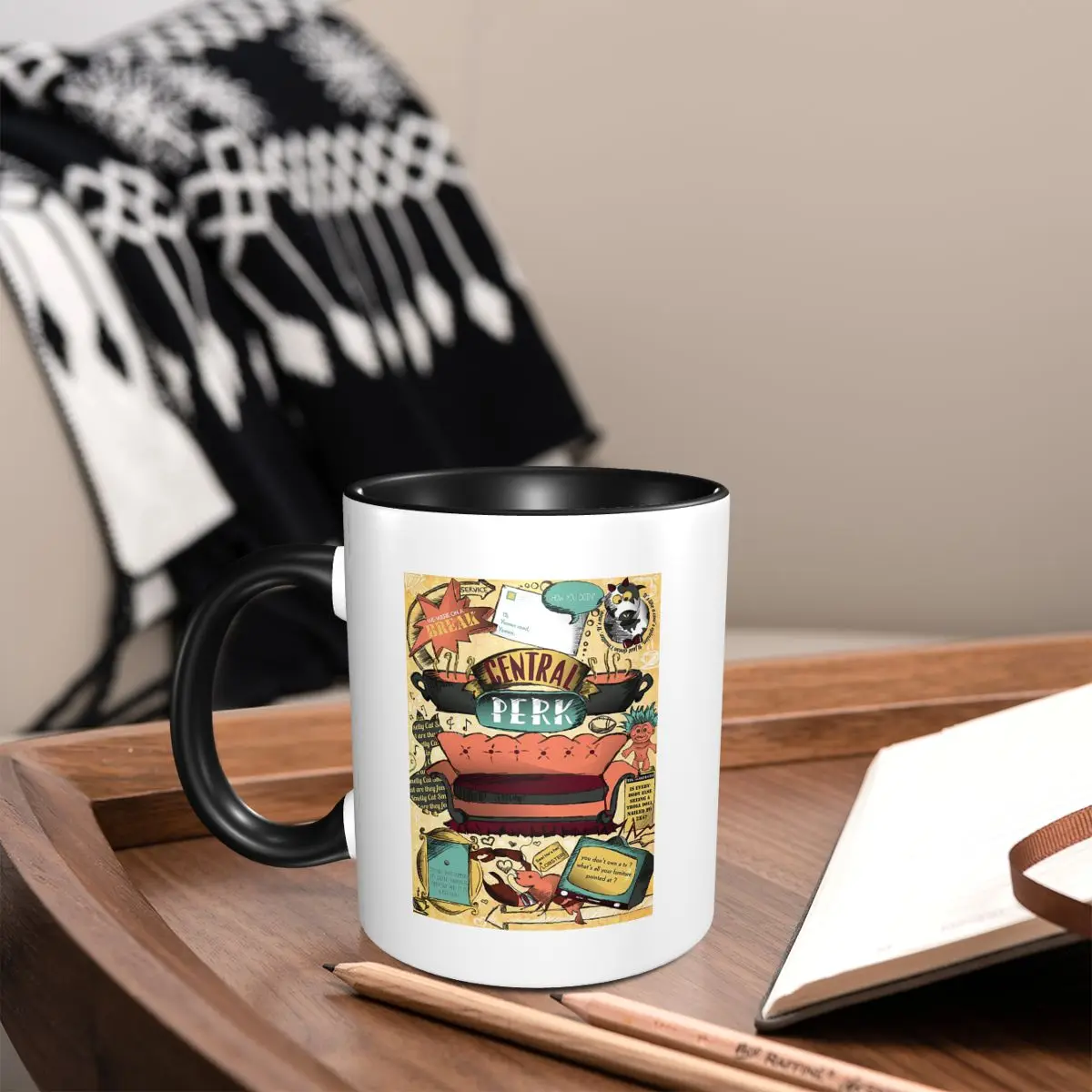 Classic Friends TV Programs Mug Funny Ceramic Coffee Cups Tea Mugs Milk Cup Drinkware Gifts for Friends