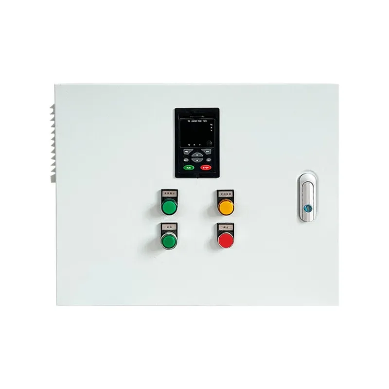 

Water supply control cabinet three-phase 380V motor water pump fan frequency conversion cabinet PLC automatic distribution box