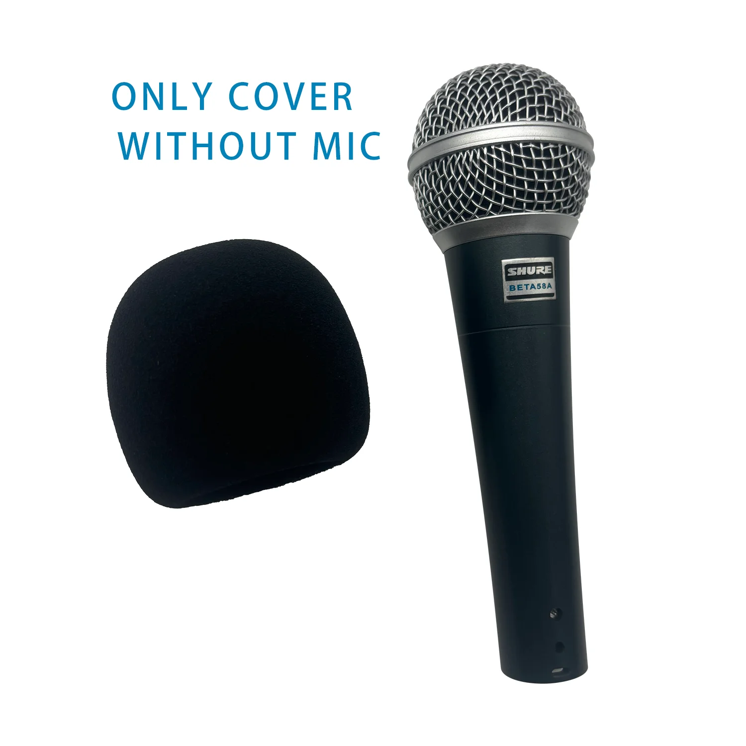 

Pop Filter Sponge Foam Cover Outdoor Windscreen High Quality Furry Artificial Windshield Mic Cap Dead Cat For Shure SM58 BETA58A