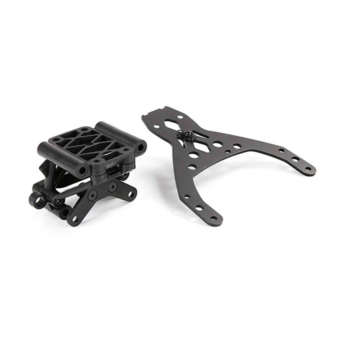 Front Towers Bulkhead Suporta Kit para HPI Rovan King Motor, Baja 5B Buggy, RC Car Peças de Brinquedos, Preto