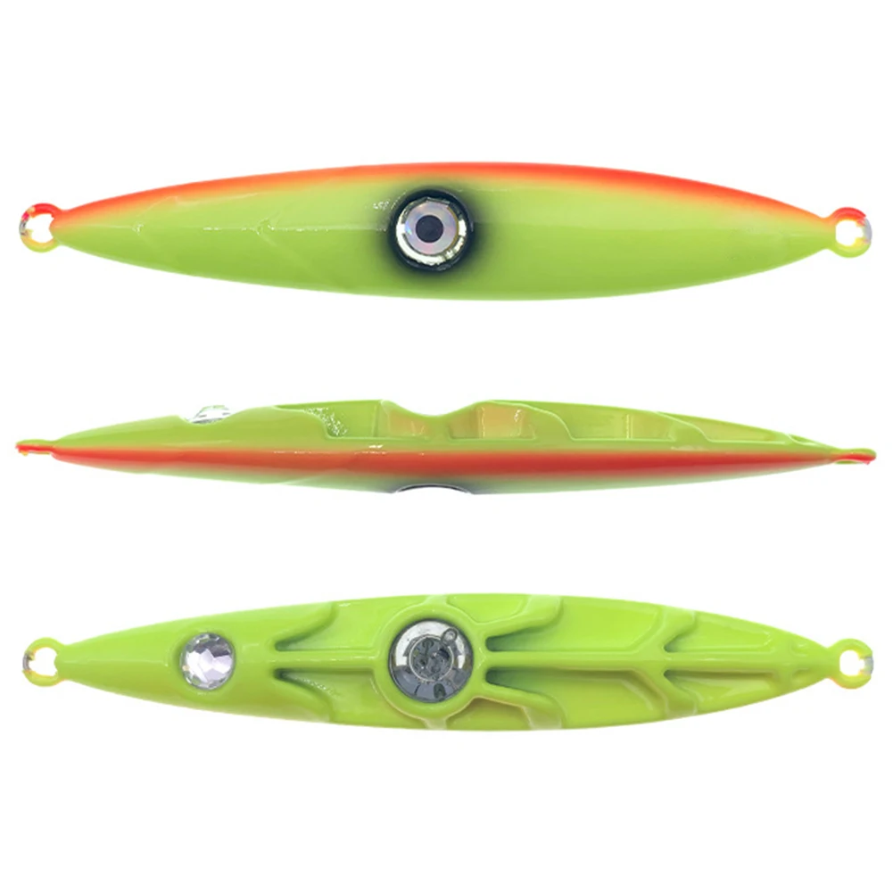 

Джиг с медленным шагом, медленно тонущая рыболовная приманка, светящаяся тонущая вертикальная приманка для отсадки со светящими плоскими приманками для морской рыбалки