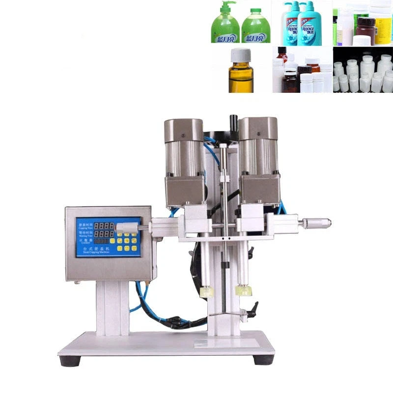 

XLSGJ-6300 Укупорочная машина Ручная укупорочная укупорочная машина для флаконов духов Автоматическая экстремальная скорость Высокая эффективность