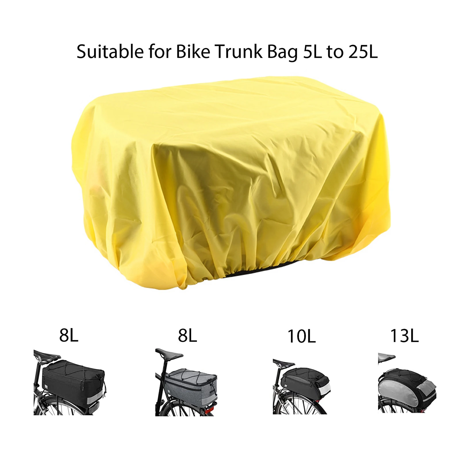 Rain Cover For Bicycle Bag Rain Cover Bicycle Basket Bike Bag Rain Cover Waterproof Dust Protection Accessories