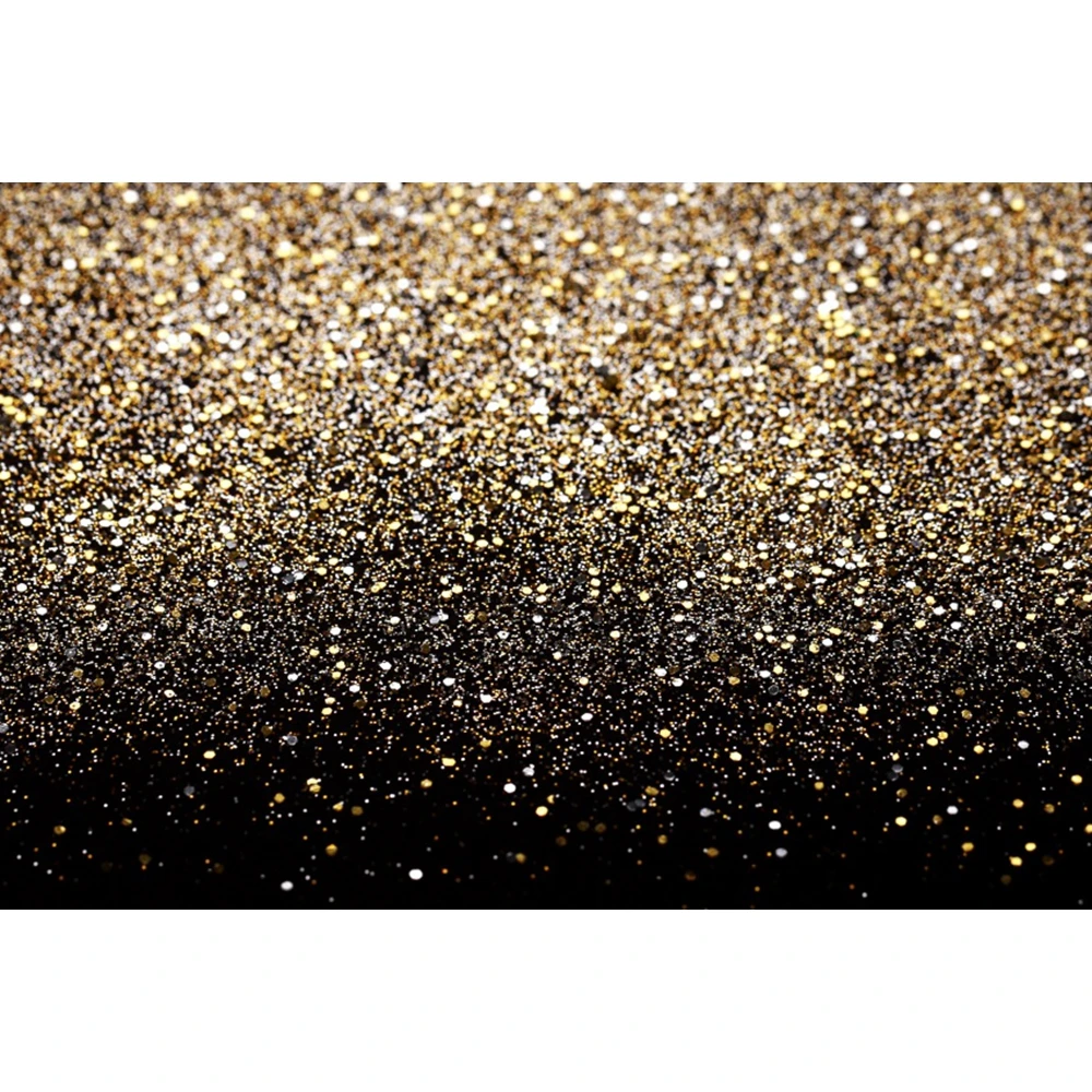 Gold Glitter Bokeh Photography Backdrop Black Golden Shiny Dot Birthday Party Baby Photocall Background for Photo Studio