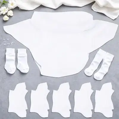 

Набор из 6 футболок-костюмов для медведей: милые, компактные, многоразовые, из мягкого хлопка, для переодевания плюшевых игрушек