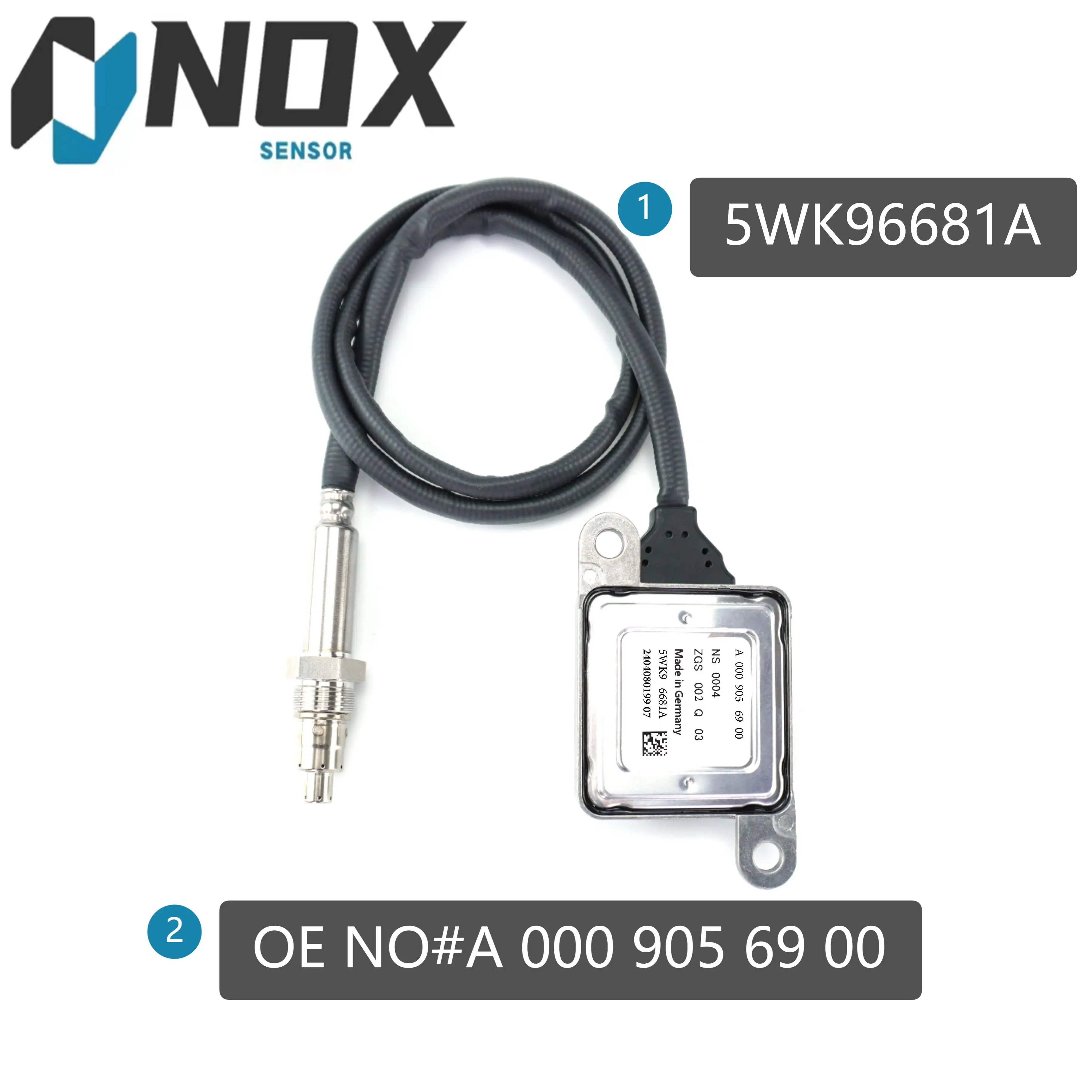 5WK96681A A0009056900 Nitrogen Oxide NOx Sensor for Mercedes Benz W207 W212 W222 R V251 GLK X204 CLS W218