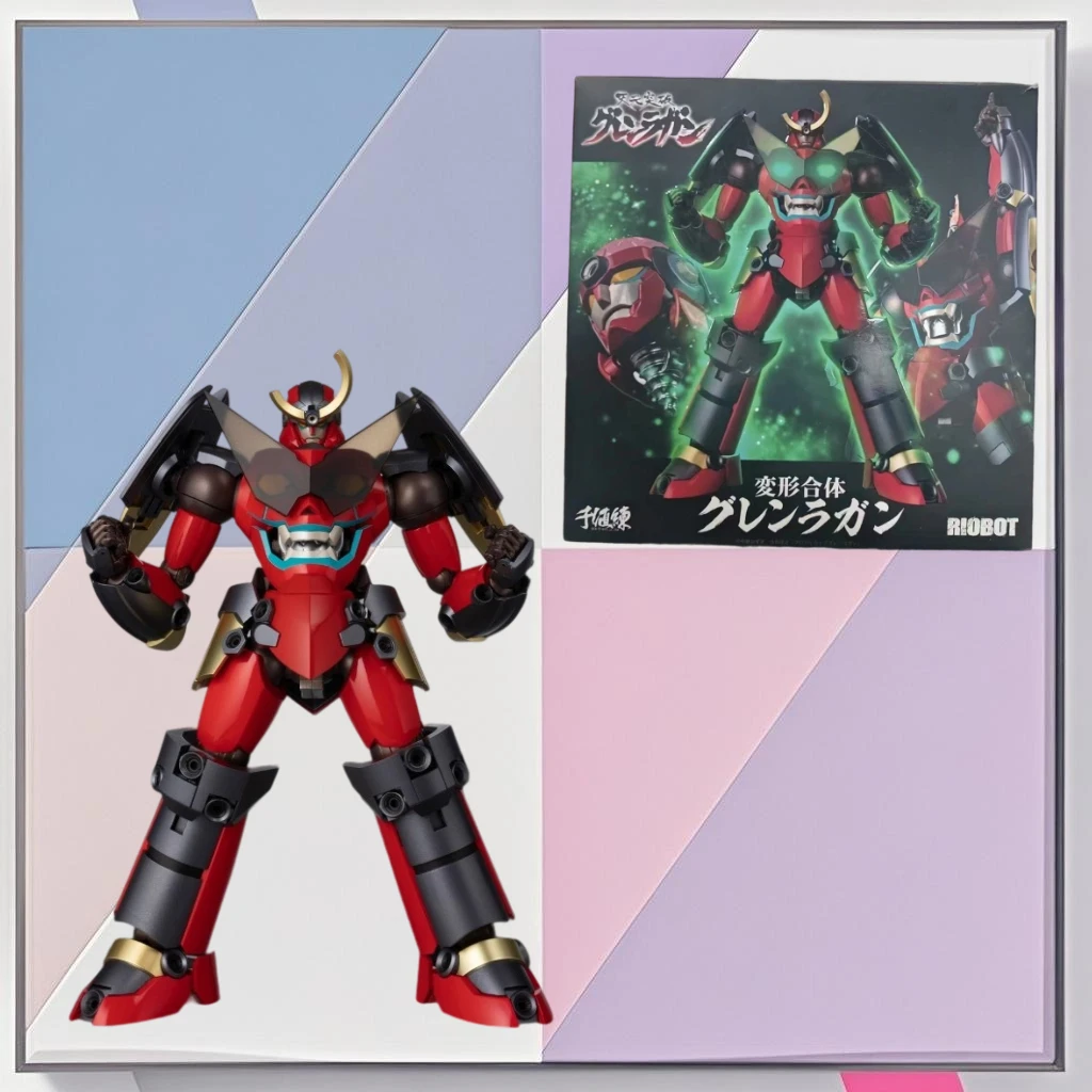 

In Stock, Thousand Values Training Mecha Comprehensive RIOBOT Deformed Combination Red Lotus Ray Rock Collection Toys