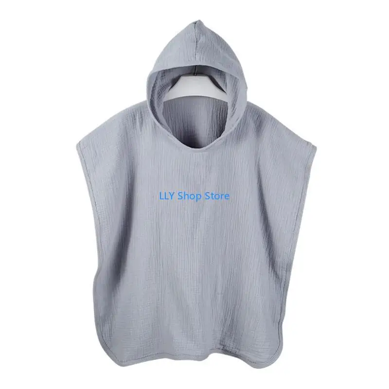 T8UD – serviette bain à capuche pour bébé, couverture peignoir très absorbante pour tout-petits nouveau-nés