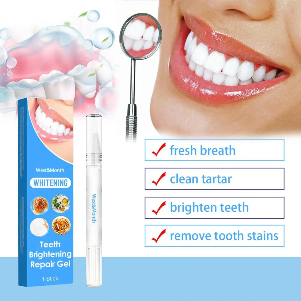 

Pain Free Teeth Whitening Pen Advanced Teeth Whitening Pen Long-lasting Treatment for Enamel Safe Brightening Plaque Stain